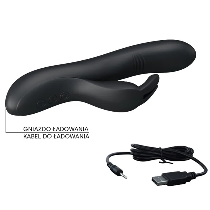 Vibrátor s králičkom Gemini – Obrázok 10