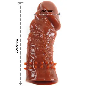 Návlek na penis Wolftooth (telová farba) – Obrázok 2