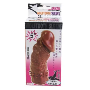 Návlek na penis Wolftooth (telová farba) – Obrázok 5