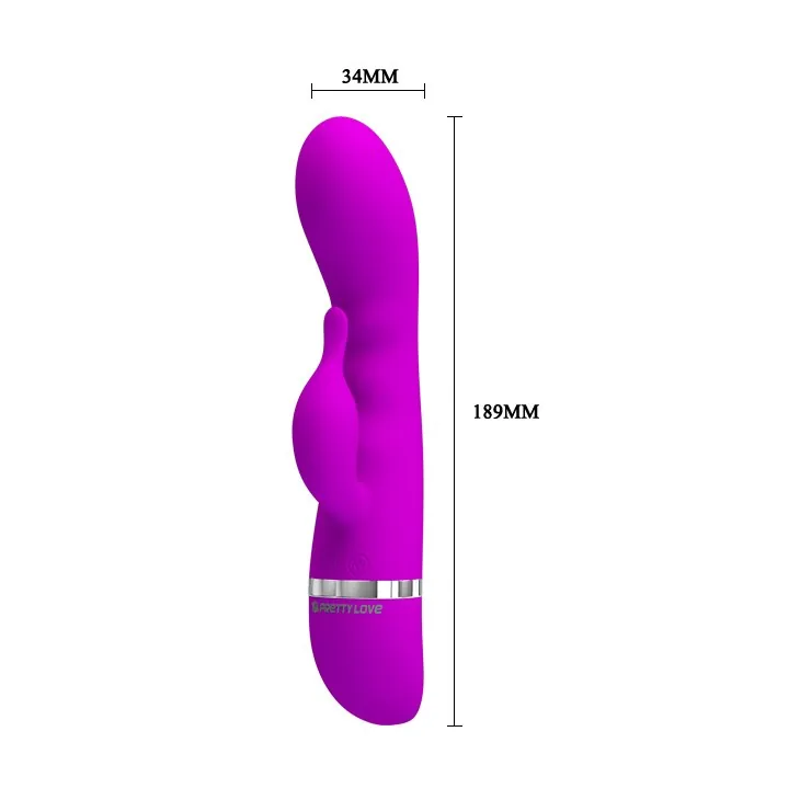 Vibrátor s králičkom Pretty Love Hilda – Obrázok 5