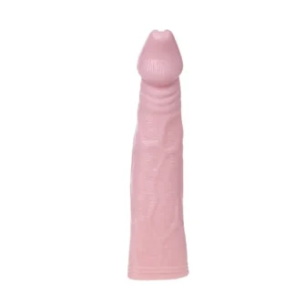 Silikónový návlek na penis s vibráciou