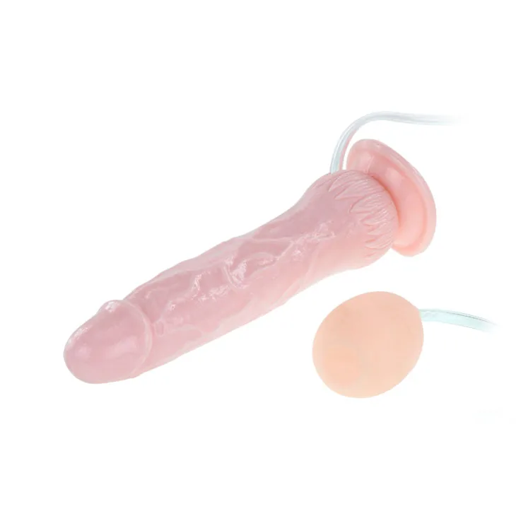 Striekacie dildo Penis with Pump – Obrázok 2