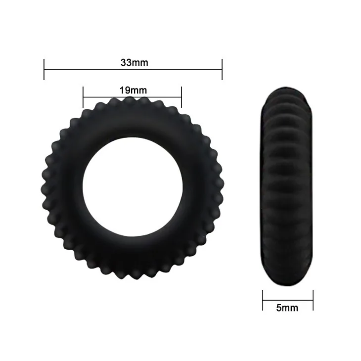 Erekčný krúžok Cock Ring Titan – Obrázok 6
