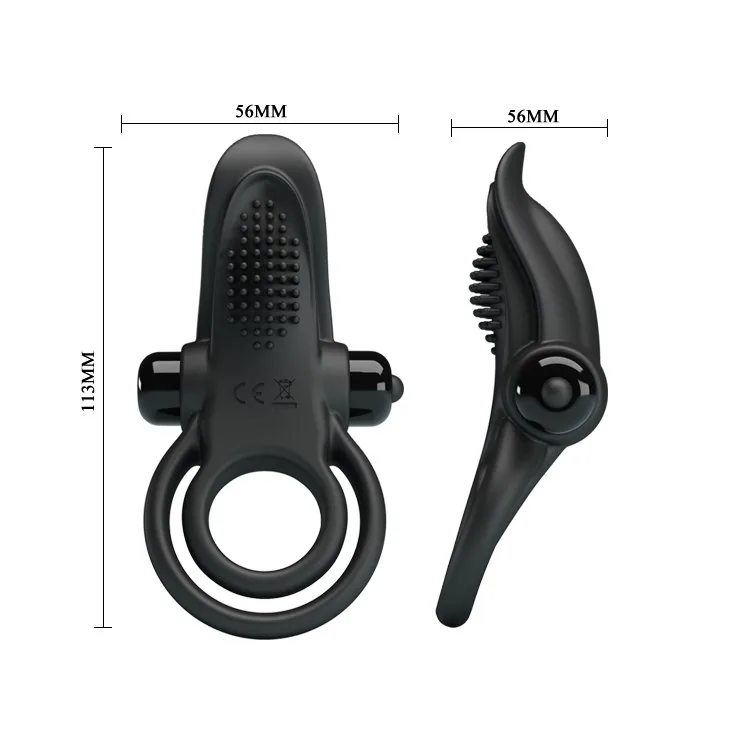 Pretty Love Vibrant Penis Ring – vibračný krúžok na penis – Obrázok 6