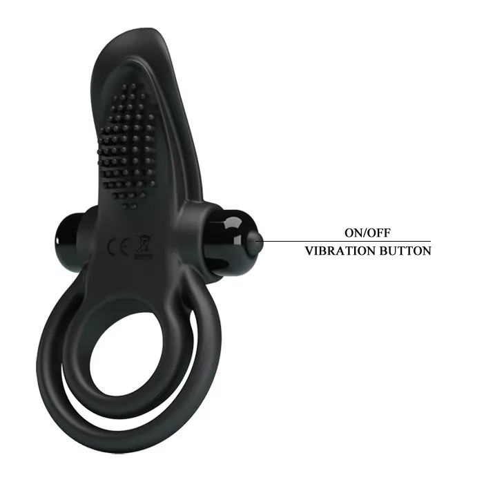 Pretty Love Vibrant Penis Ring – vibračný krúžok na penis – Obrázok 7