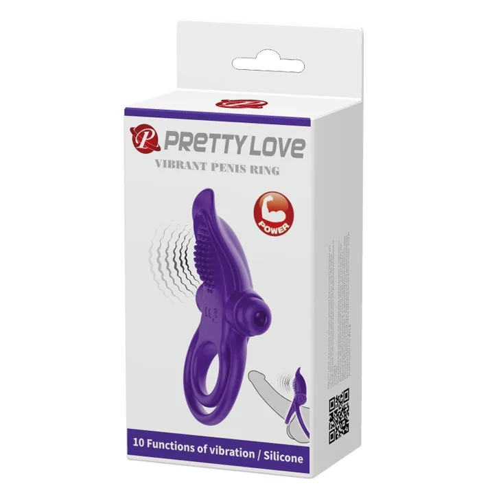 Pretty Love Vibrant Penis Ring – vibračný krúžok na penis – Obrázok 9