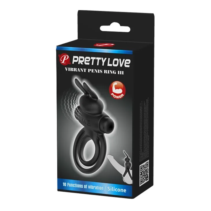Erekčný krúžok Pretty Love Vibrant Penis Ring 3 – Obrázok 9