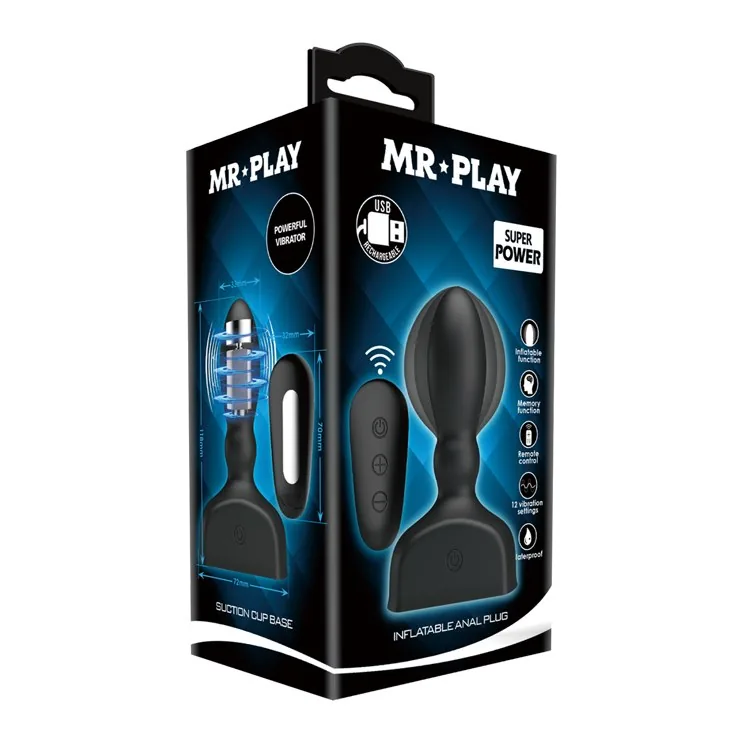 Nafukovací análny kolík Mr Play – Obrázok 9