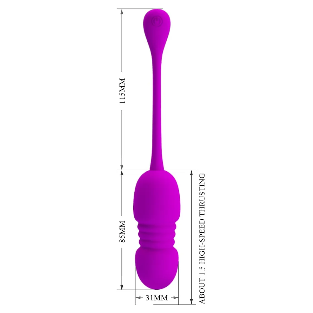 Vibračné vajíčko Pretty Love Callieri – Obrázok 8