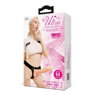 Strap-on vibrátor Ultra Passionate Harness (8")