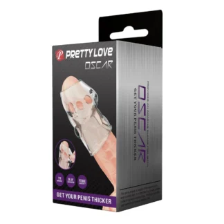 Pretty Love Oscar Transparent – návlek na penis
