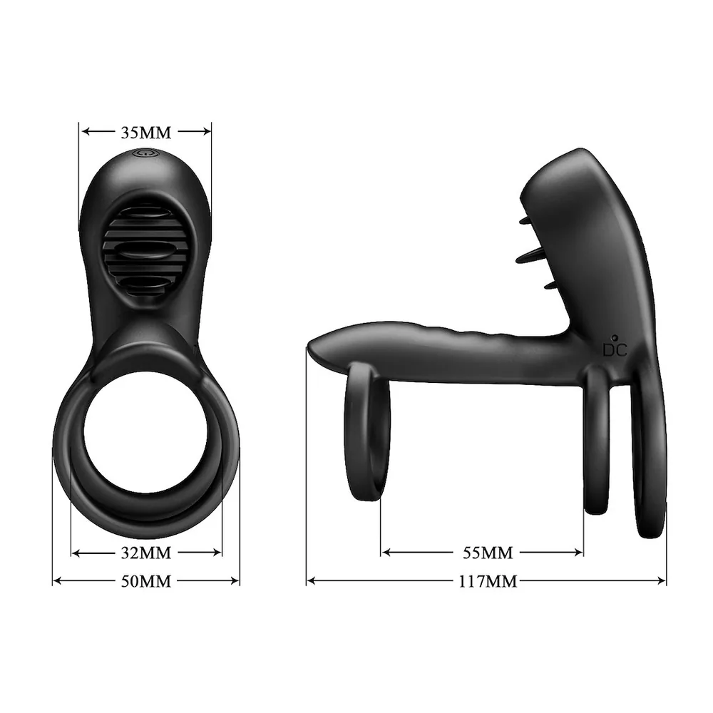 Pretty Love Vibrating Penis Ring – Obrázok 13