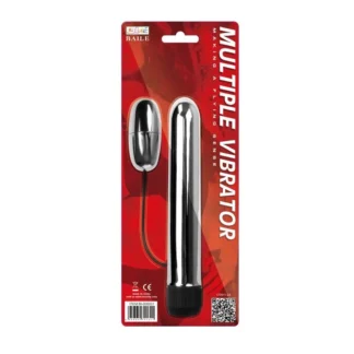 Strieborný vibrátor Multiple Vibrator
