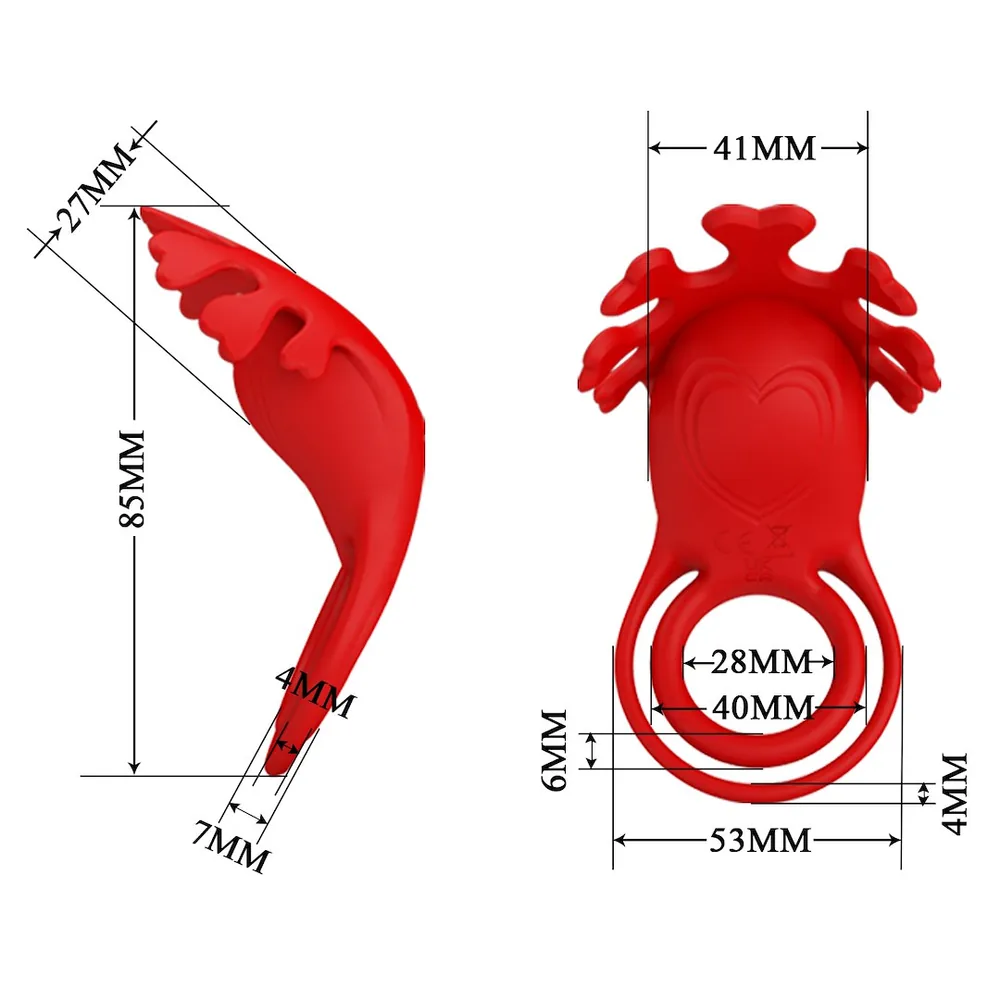 Vibračný krúžok Pretty Love Vibrant Penis Ring – Obrázok 8