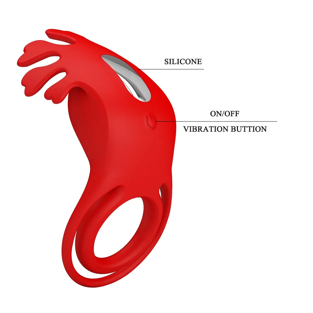 Vibračný krúžok Pretty Love Vibrant Penis Ring – Obrázok 9
