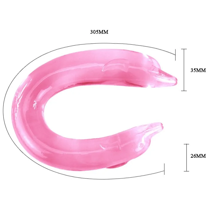 Dvojité dildo Double Dolphin – Obrázok 5