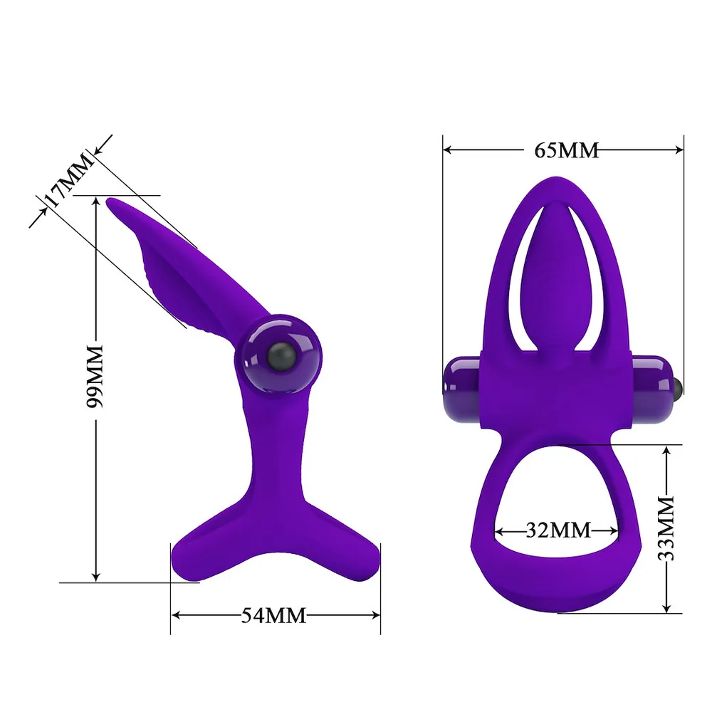 Vibračný krúžok na penis Pretty Love – Obrázok 8