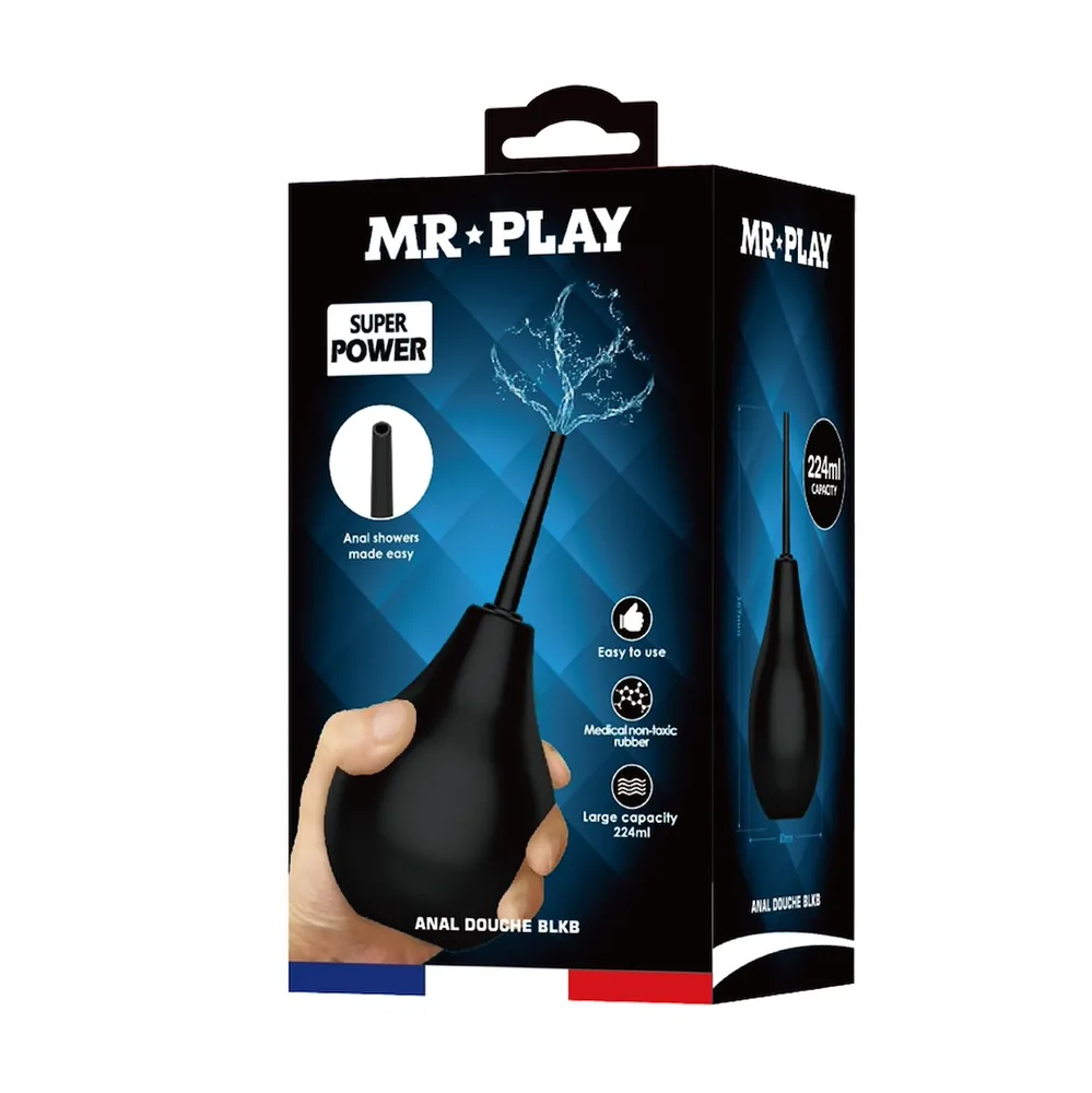 Analná sprcha Mr Play Super Power, čierna