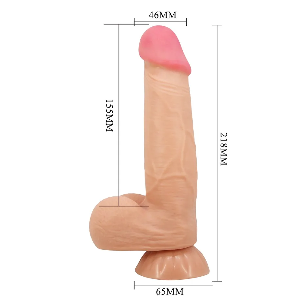Dildo Sliding Skin 8,5” – Obrázok 10