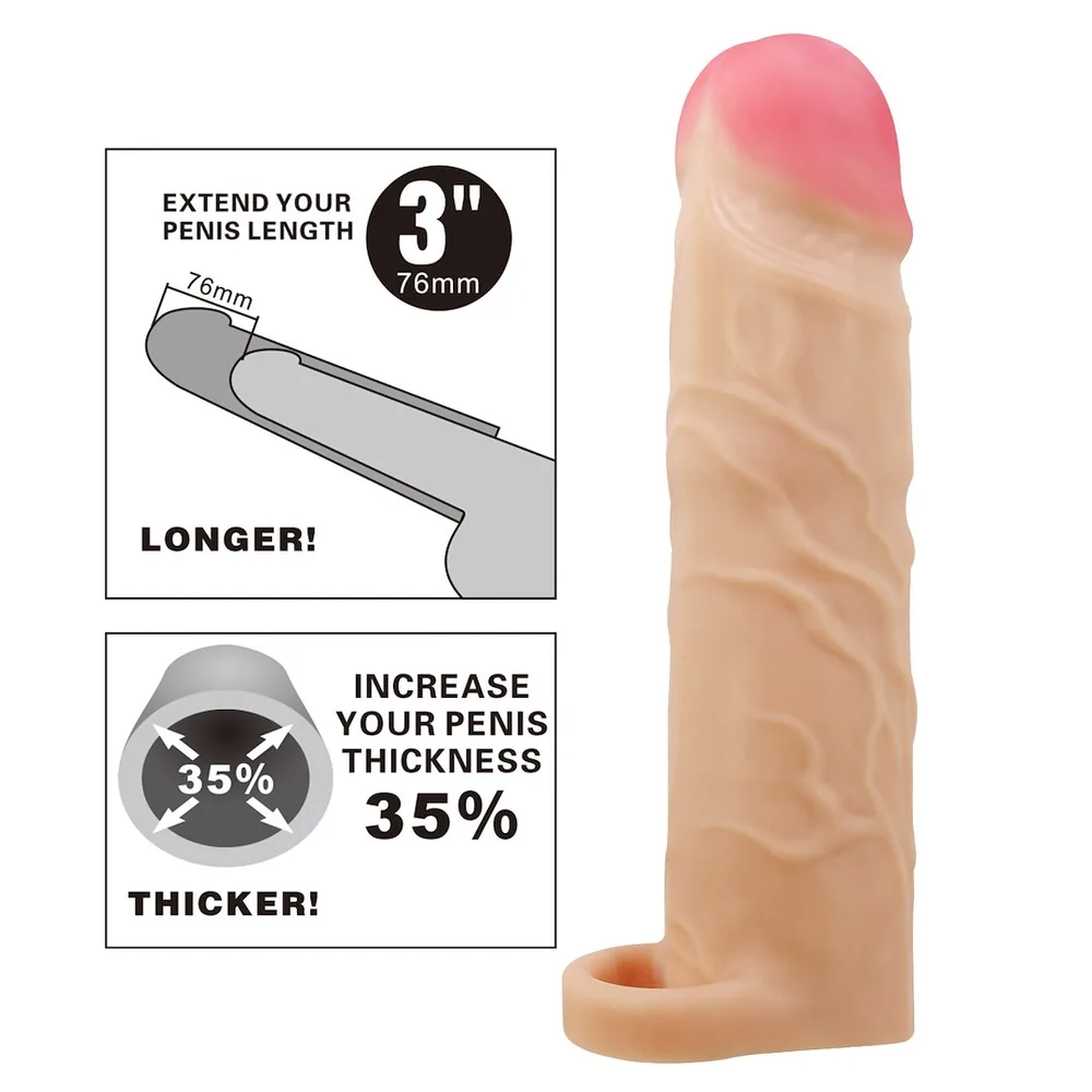 Návlek na penis Pretty Love Gerd – Obrázok 2