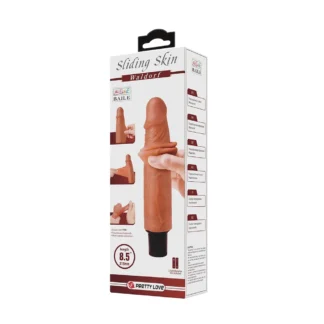Realistický vibrátor Sliding Skin Waldorf