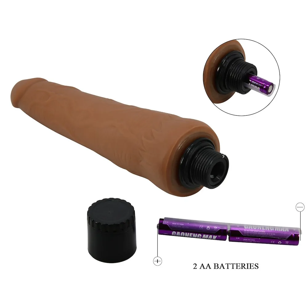 Realistický vibrátor Sliding Skin Alfredo – Obrázok 4