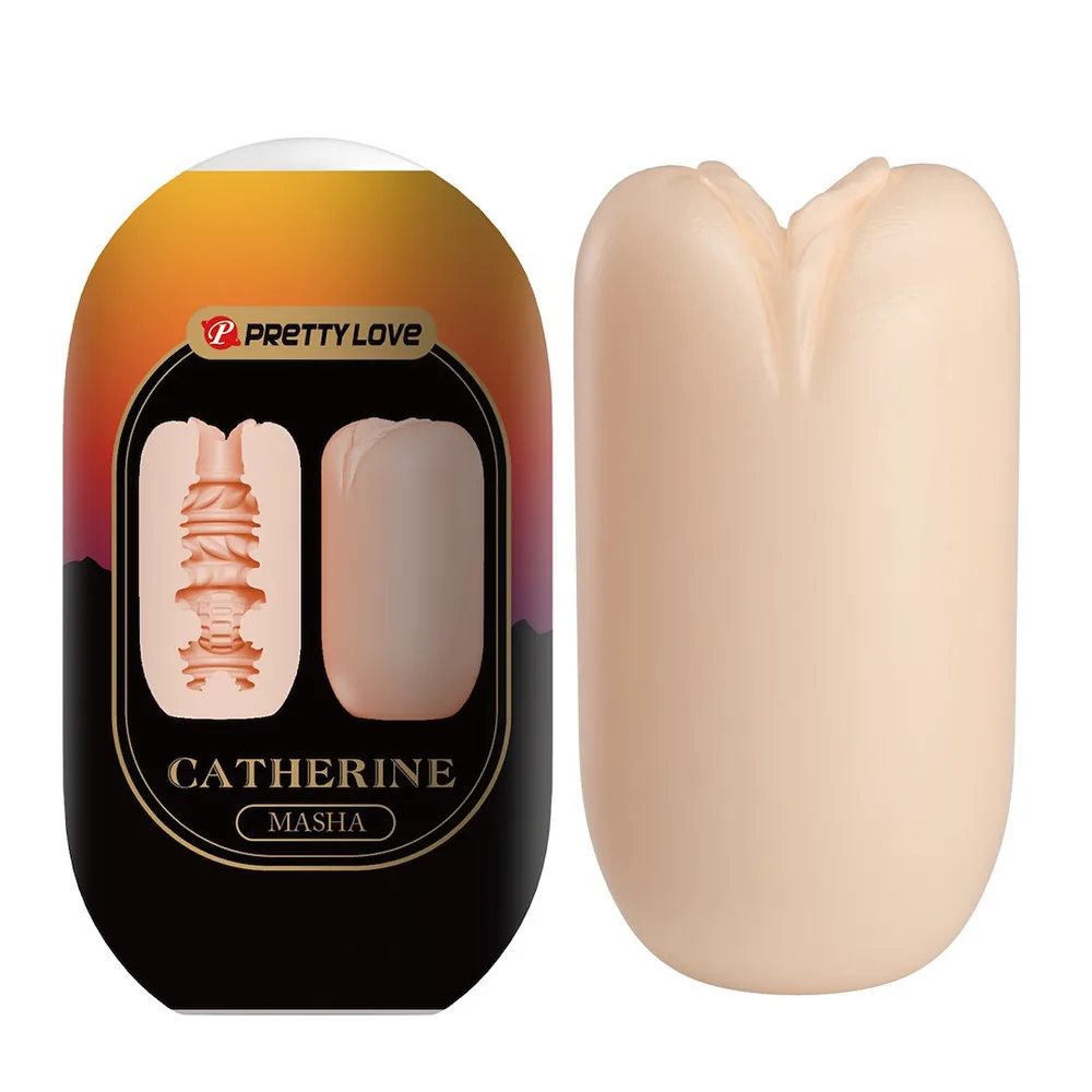 Masturbátor Pretty Love Masha, oranžový – Obrázok 2
