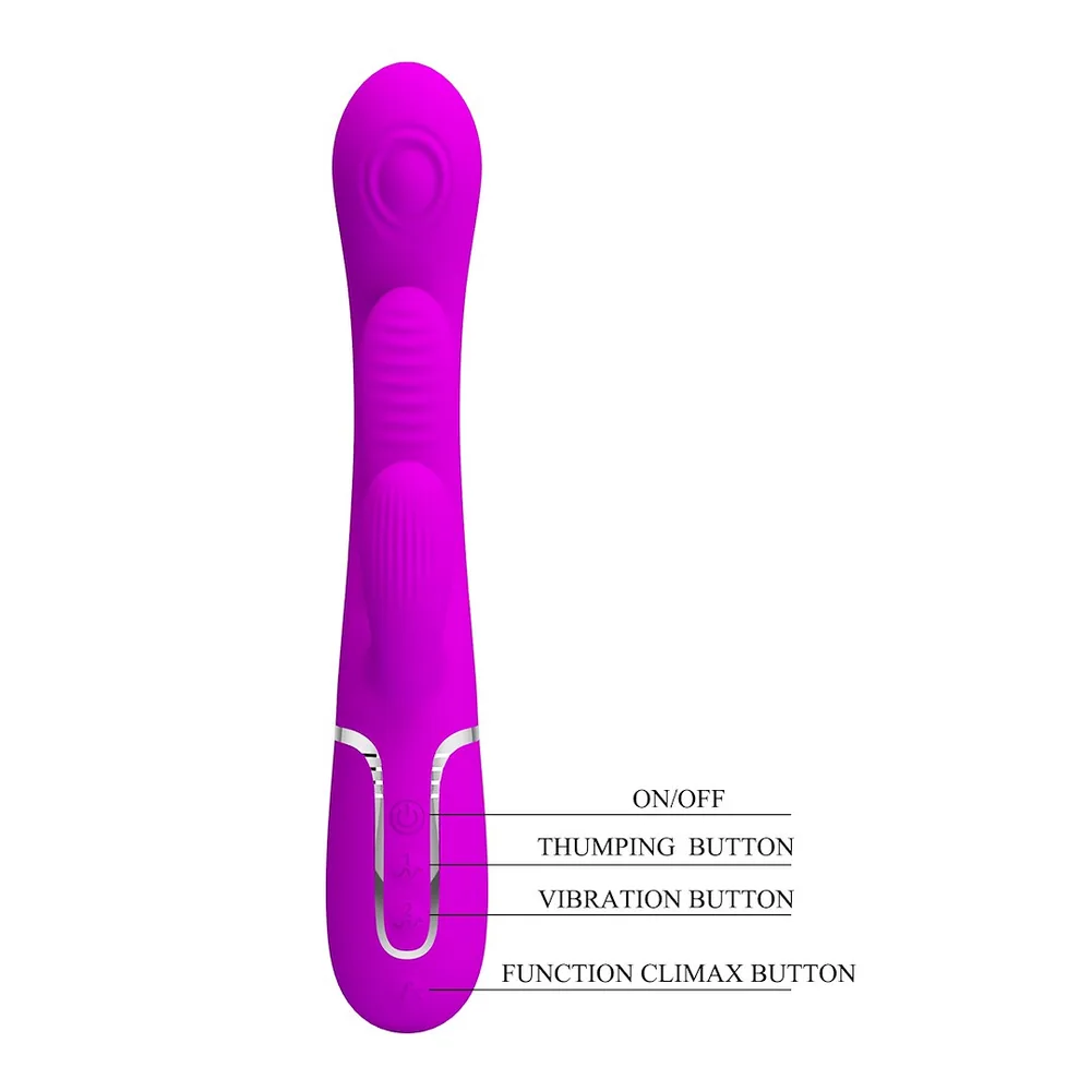 Vibrátor Pretty Love Twinkled Tenders, fialový – Obrázok 10