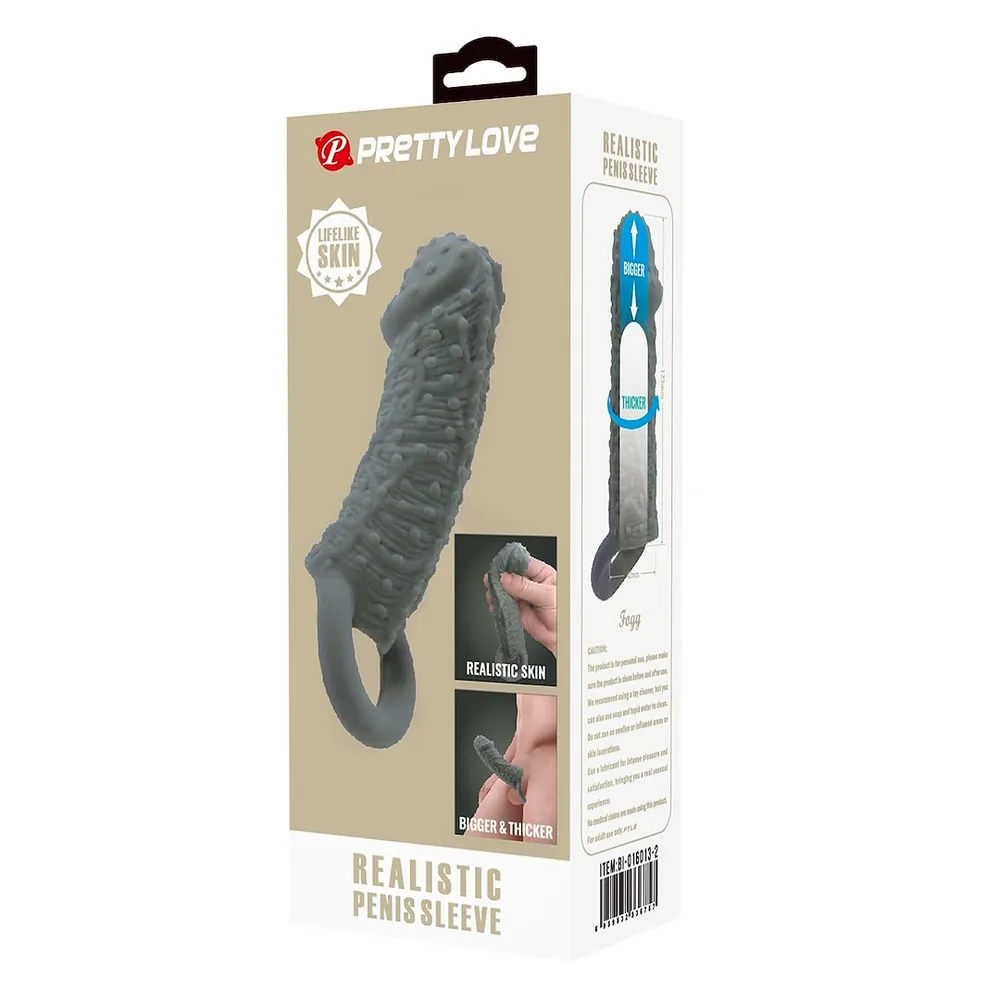 Návlek na penis Pretty Love Realistic