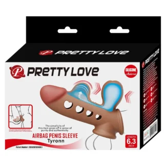 Pretty Love Airbag – nafukovací návlek na penis, telový