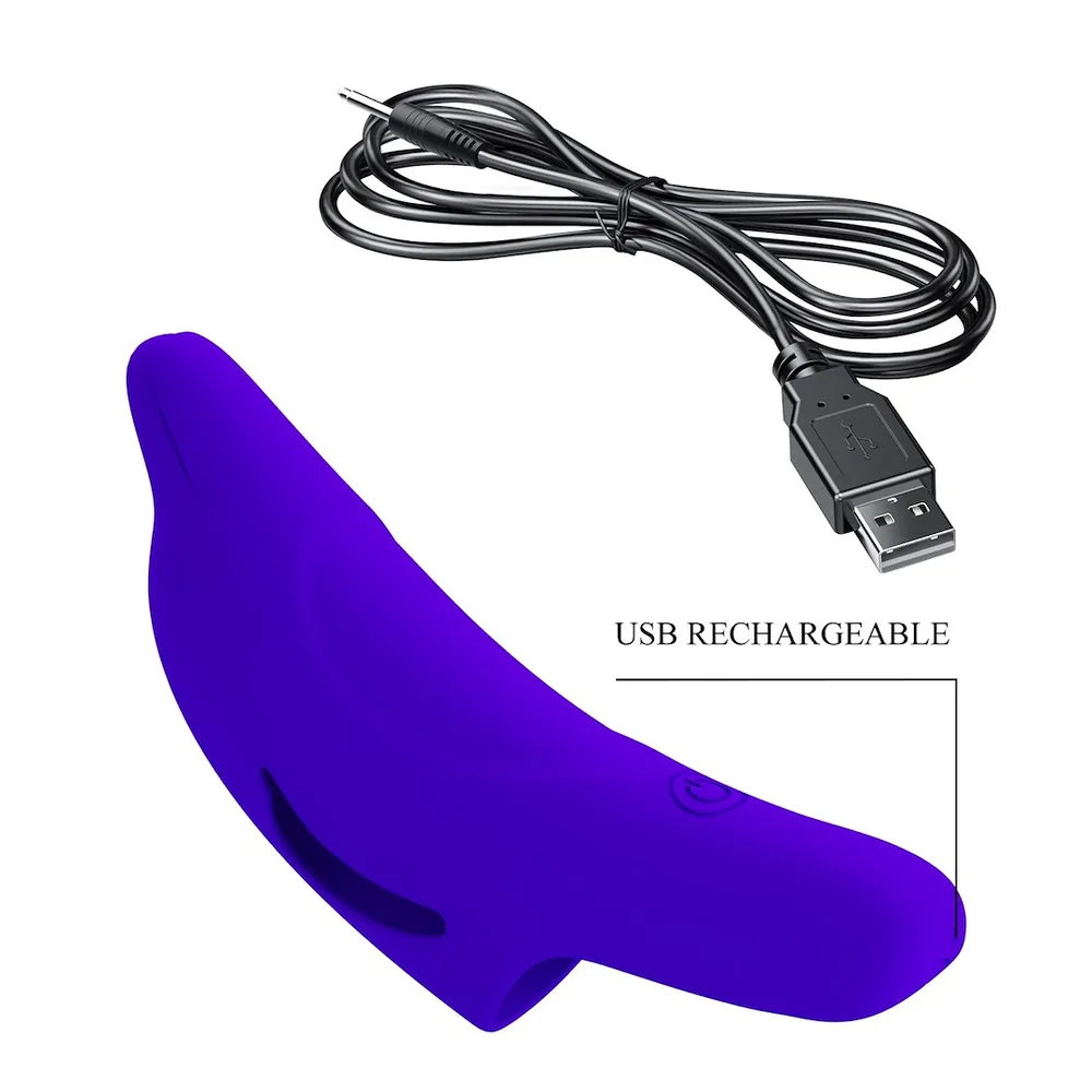 Návlek na prst Pretty Love Delphini – silikónový vibrátor – Obrázok 10