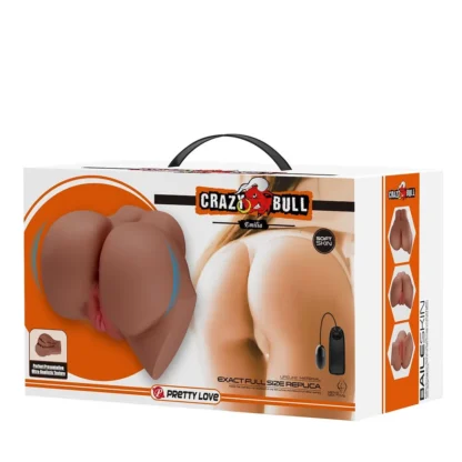 Masturbátor Crazy Bull Emilia – dvojkanálový