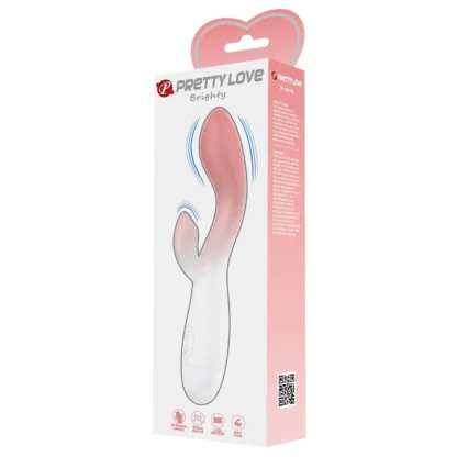 Vibrátor Pretty Love Brighty – bielo-ružový
