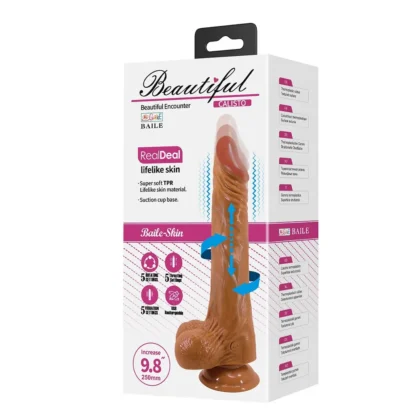 Rotačné dildo-vibrátor Beautiful Calisto