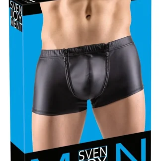 Svenjoyment - pánske nohavičky s ozdobnými zipsami (čierne)