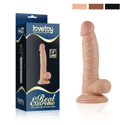 Realistické vibračné dildo Real Extreme (19 cm)