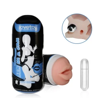 Masturbátor Sex in a Can (s vibráciami)