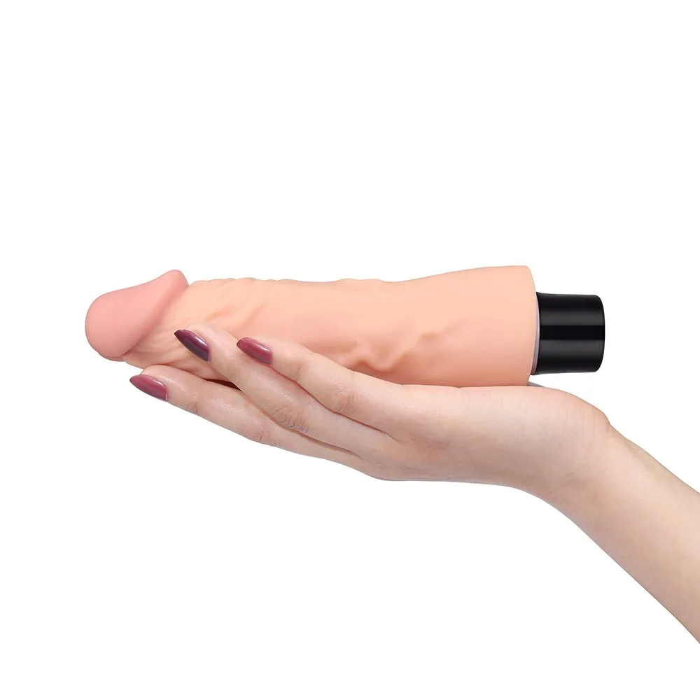 Vibračné dildo Real Softee (18 cm) – Obrázok 3
