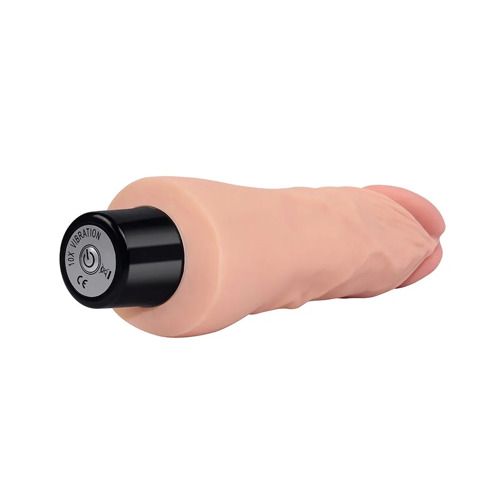 Vibračné dildo Real Softee (18 cm) – Obrázok 5