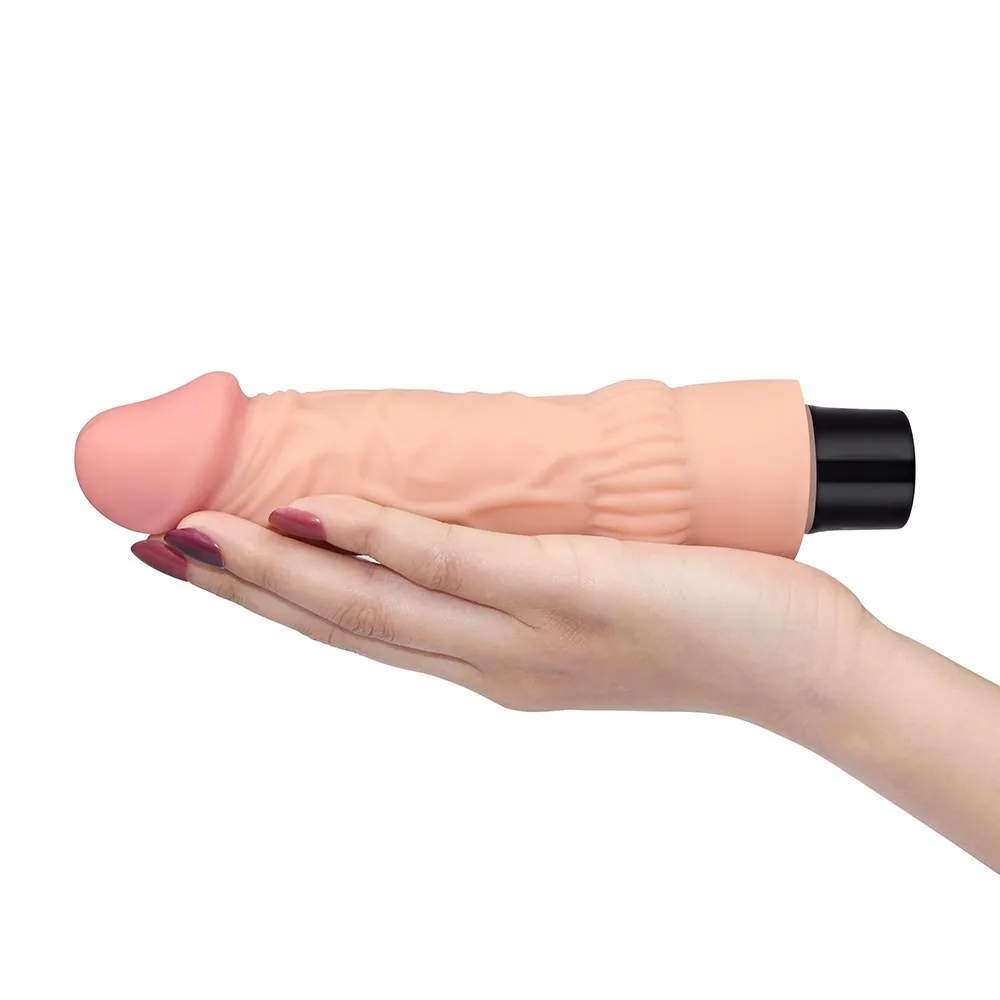 Vibračné dildo Real Softee (20 cm) – Obrázok 5