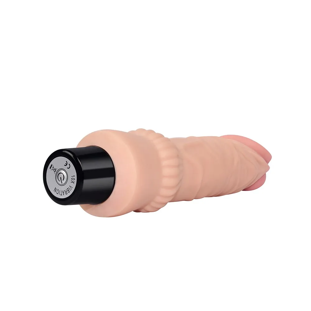 Vibračné dildo Real Softee (20 cm) – Obrázok 7