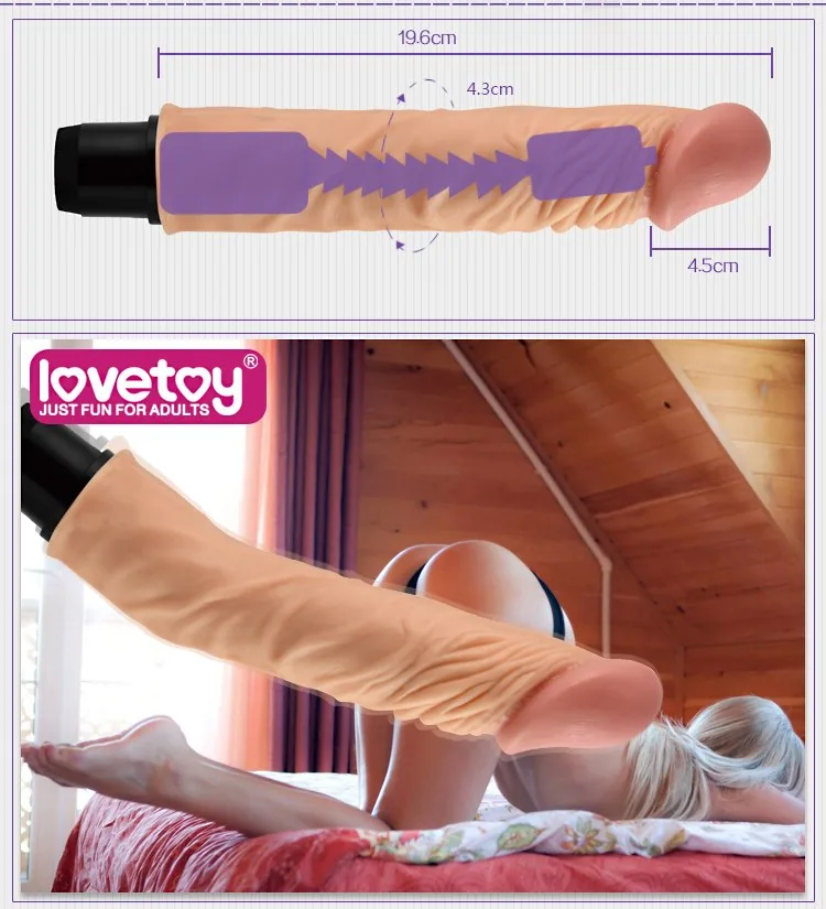 Flexi vibračné dildo 9,5 palca – Obrázok 2