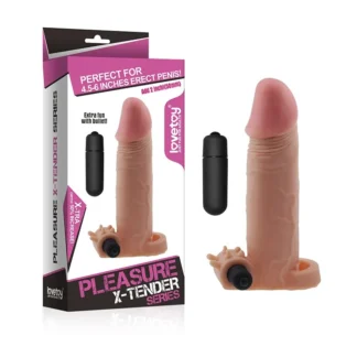 Vibračný návlek na penis Pleasure X Tender Add 2