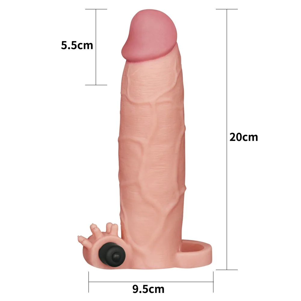 Vibračný návlek na penis Pleasure X Tender Add 3 – Obrázok 2