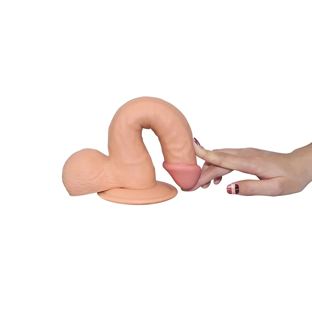 Realistické dildo The Ultra Soft Dude 8,8 palca – Obrázok 4
