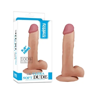 Realistické dildo The Ultra Soft Dude 9 palcov