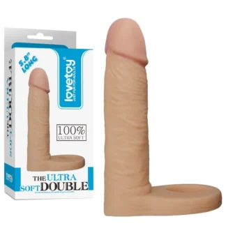 Dvojité análne dildo The Ultra Soft Double 5,8 palca
