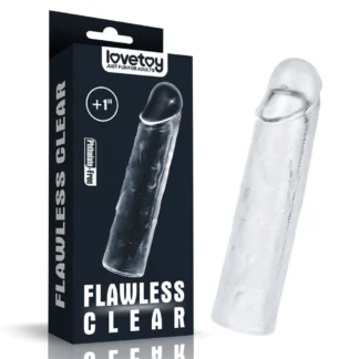 Flawless Clear – priehľadný návlek na penis (+1'')
