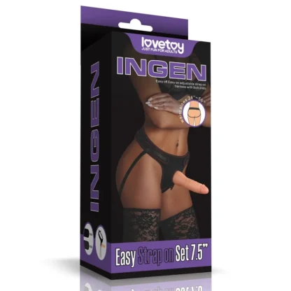 Strapon súprava Easy Strapon Set 7,5''
