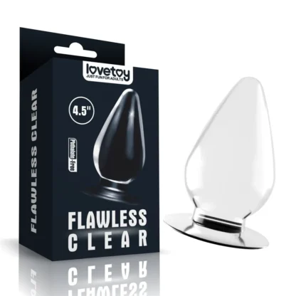 Análny kolík Flawless Clear Anal Plug 4,5''